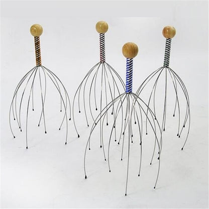 Octopus head massager, scalp scratcher, head therapy tool, head massage tool for comfort - image 2