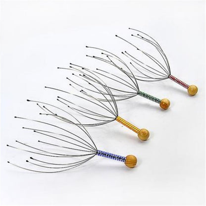 Octopus head massager, scalp scratcher, head therapy tool, head massage tool for comfort - image 3