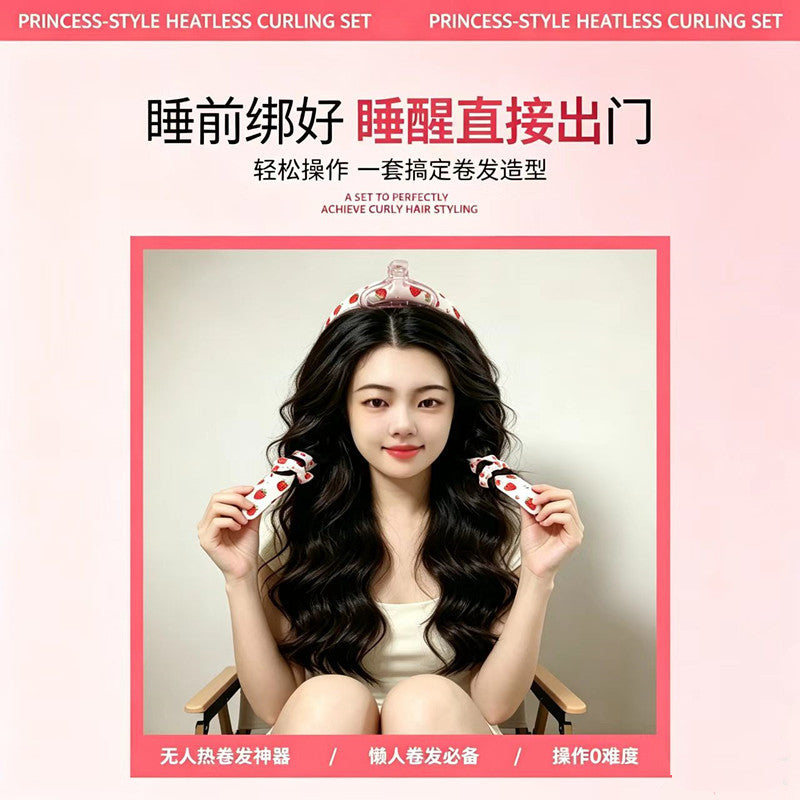 Amazon Cross-Border Lazy Sleep Curling Sponge Foam Curler Hair Ring No-Heat Lazy Curling Rod Wholesale - image 2