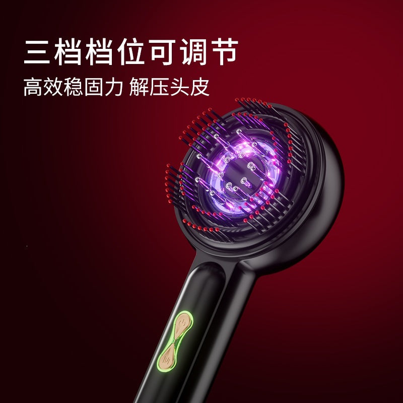 2026 New Model Electric Massage Comb for Home Use, Scalp Liquid Conducting Comb, Red Light Anti-Hair Loss Hair Care and Nourishing Comb, Multifunctional Version - image 4