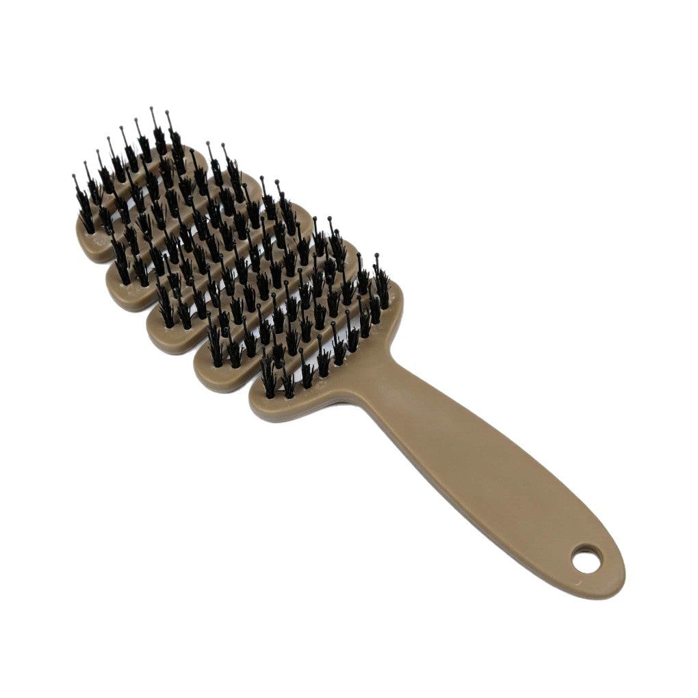 Pinecone bristle comb for head massage, anti-static, volumizing hair care comb, high crown magic tool, hair-smoothing and nourishing rib comb - image 5