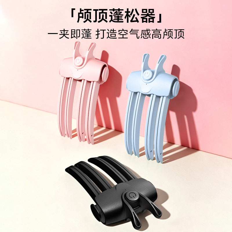 New high-crown volumizing tool, electric heating wireless volumizing clip, rechargeable hair root styling volumizer - image 1