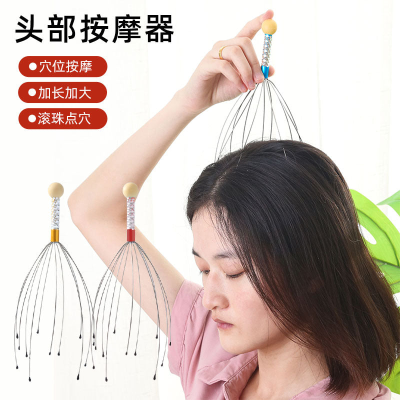 Soul Extractor Octopus Head Massager Soul Extraction Machine for Scalp Itch Relief, Meridian Relaxation, and Stress Relief - image 1