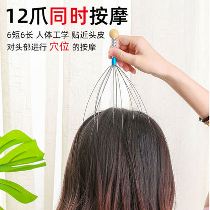 Soul Extractor Octopus Head Massager Soul Extraction Machine for Scalp Itch Relief, Meridian Relaxation, and Stress Relief - image 2