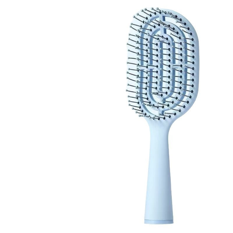 Hollow massage comb with air cushion for scalp meridian massage, suitable for students, for voluminous styling, dual-use for wet and dry hair - image 5