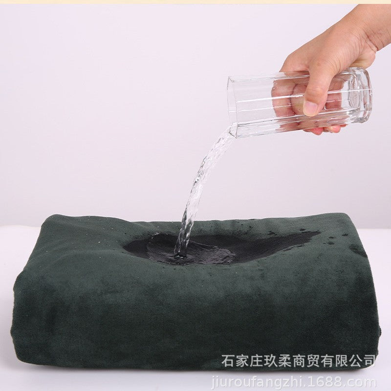 Towel absorbs water, does not shed lint, thick fine fiber, specialized towel for hair salons and beauty salons - image 4