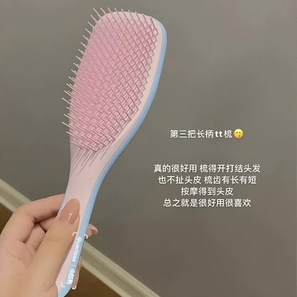 Anti-static, tangle-free, volumizing hair comb suitable for curly and straight hair, dopamine comb, British princess comb, portable - image 3