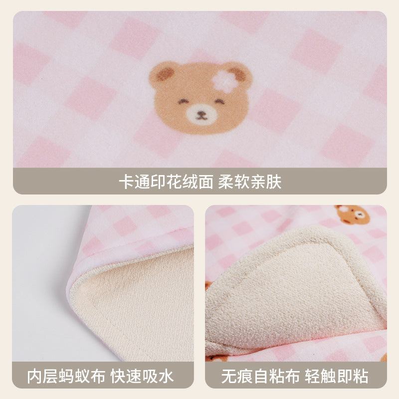 10A antibacterial self-adhesive cute hair drying cap for women, highly absorbent, quick-drying, hair towel for home use for adults - image 4
