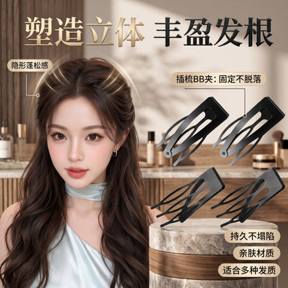 Korean-style BB hair clip for girls, high crown princess hairstyle, side fringe clip for tidying stray hair, decorative hair accessory - image 1
