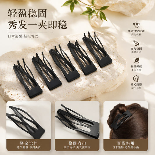 Korean-style BB hair clip for girls, high crown princess hairstyle, side fringe clip for tidying stray hair, decorative hair accessory - image 2