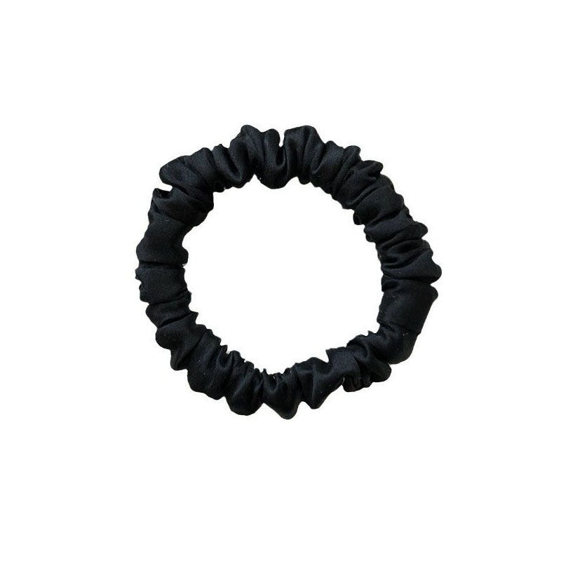 Fully handmade 19 momme silk hair tie, 1.5cm wide, 100% mulberry silk, elegant French-style thin hair band - image 5