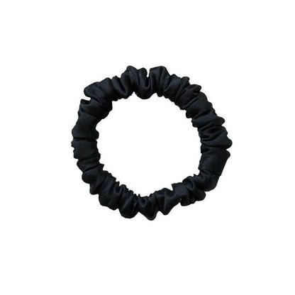 Fully handmade 19 momme silk hair tie, 1.5cm wide, 100% mulberry silk, elegant French-style thin hair band - image 5