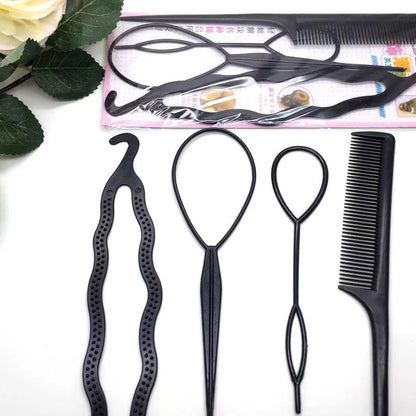 Styling Hair Tool for Children, Hair Braiding Needle for Girls, Baby Hair Styling Tool, Hair Tying Tool for Girls - image 1