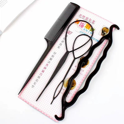 Styling Hair Tool for Children, Hair Braiding Needle for Girls, Baby Hair Styling Tool, Hair Tying Tool for Girls - image 2