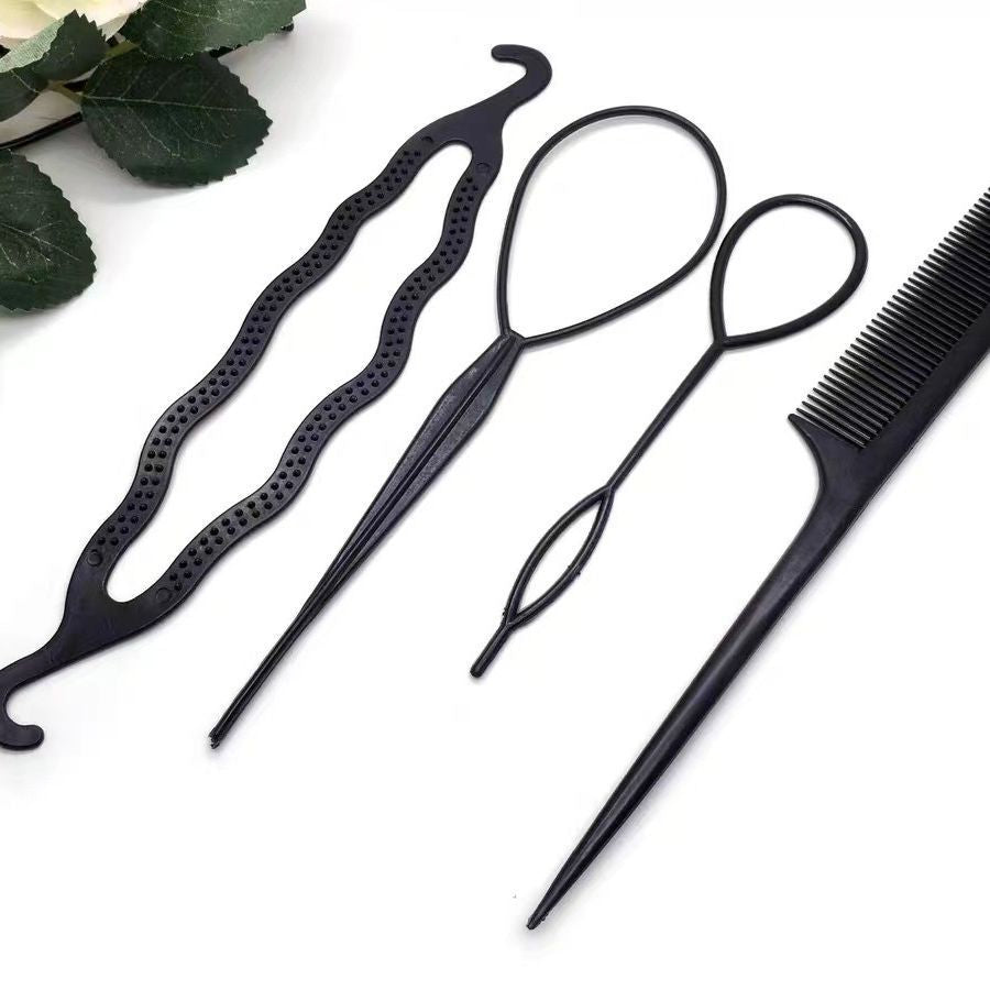 Styling Hair Tool for Children, Hair Braiding Needle for Girls, Baby Hair Styling Tool, Hair Tying Tool for Girls - image 4