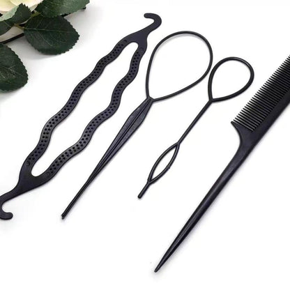 Styling Hair Tool for Children, Hair Braiding Needle for Girls, Baby Hair Styling Tool, Hair Tying Tool for Girls - image 4