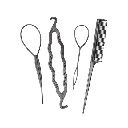 Styling Hair Tool for Children, Hair Braiding Needle for Girls, Baby Hair Styling Tool, Hair Tying Tool for Girls - image 5