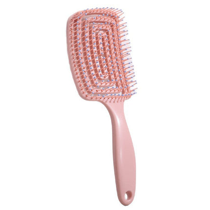 High-crown fluffy airbag massage comb, hollow large curved rib comb, wide-tooth anti-static scalp soothing home-use comb - image 5