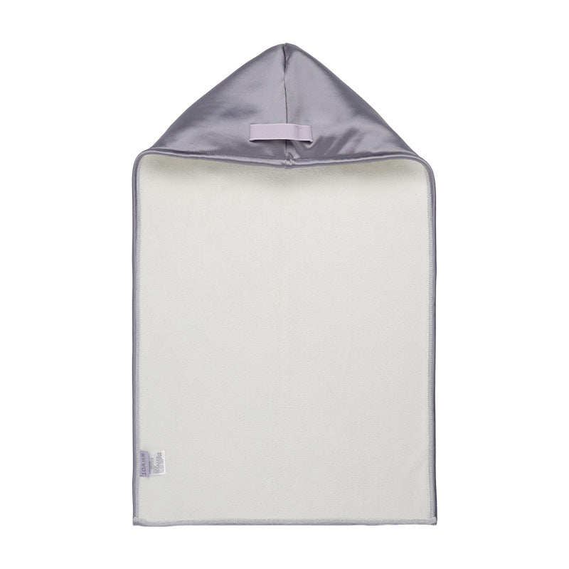 Elegant satin double-layer thickened one-piece hair drying cap for women, super absorbent and quick-drying, adult shower cap and head wrap - image 5