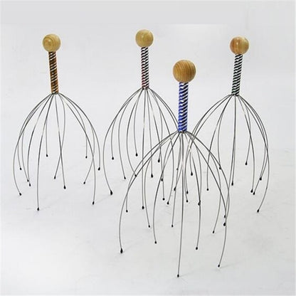 Octopus head massager, five-claw scalp meridian unblocking massage claw, head therapy tool, soul extractor - image 2
