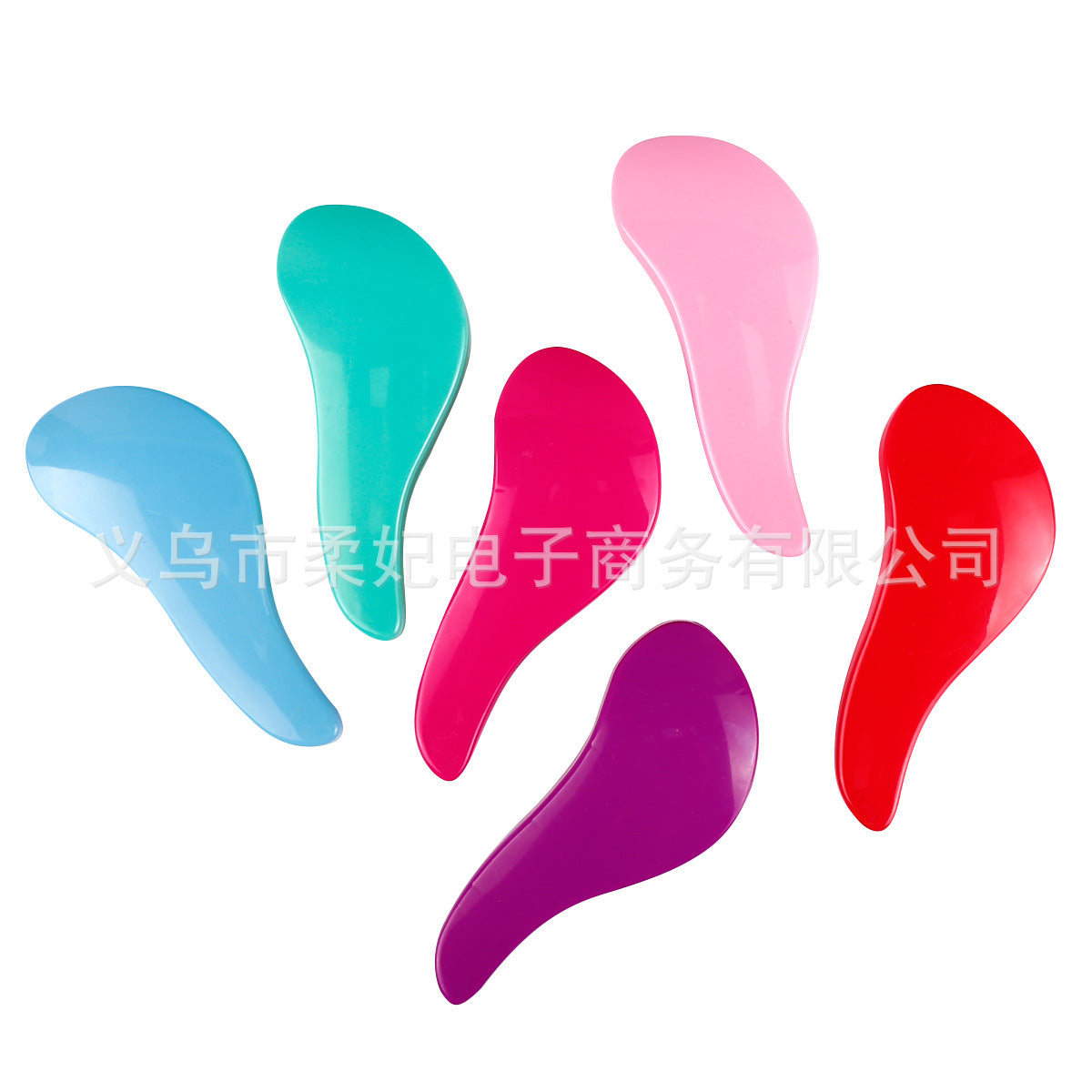 Small TT comb, colorful, tangle-free, smooth hair comb, anti-static, hair styling and curling comb, cross-border princess comb, wig attachment comb - image 5