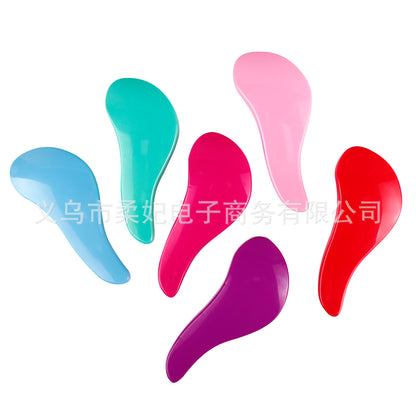 Small TT comb, colorful, tangle-free, smooth hair comb, anti-static, hair styling and curling comb, cross-border princess comb, wig attachment comb - image 5