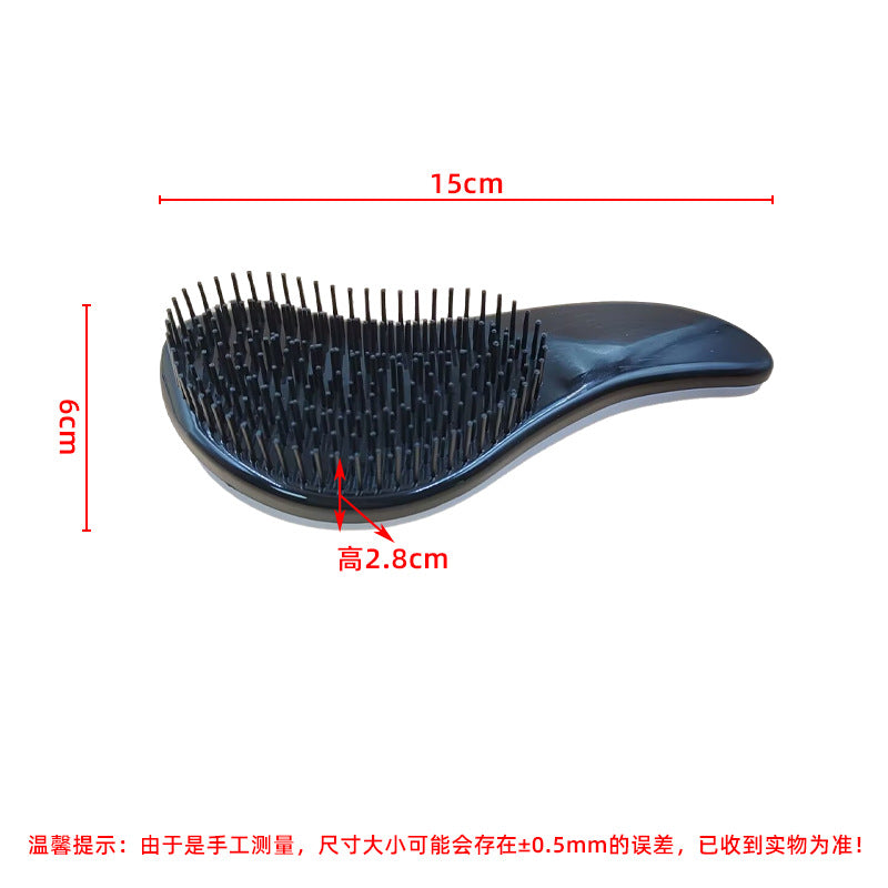 Large-sized comb, best-selling cross-border anti-knot hair comb, princess smooth hair comb, noblewoman comb, women's curling comb, customizable - image 3