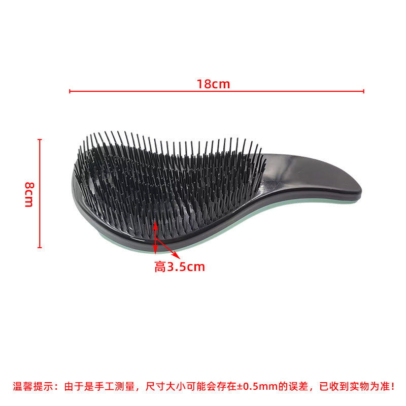 Large-sized comb, best-selling cross-border anti-knot hair comb, princess smooth hair comb, noblewoman comb, women's curling comb, customizable - image 4