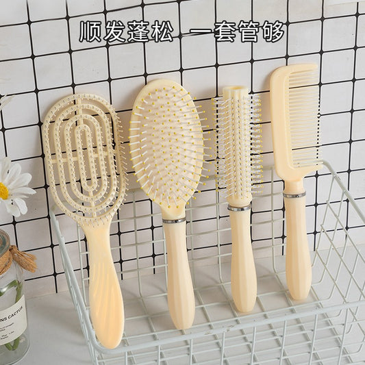High-Quality Stylish Air Cushion Comb for Students, Volumizing and High-Crown Curly Hair Styling Comb, Home Use Scalp Massage and Hair Smoothing Comb - image 2