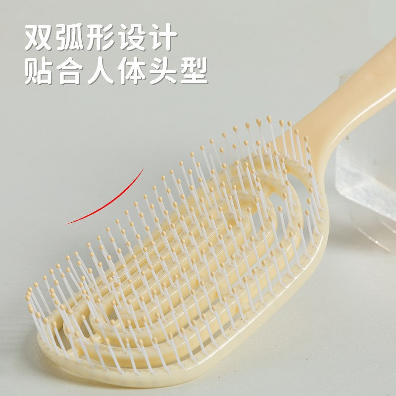 High-Quality Stylish Air Cushion Comb for Students, Volumizing and High-Crown Curly Hair Styling Comb, Home Use Scalp Massage and Hair Smoothing Comb - image 3