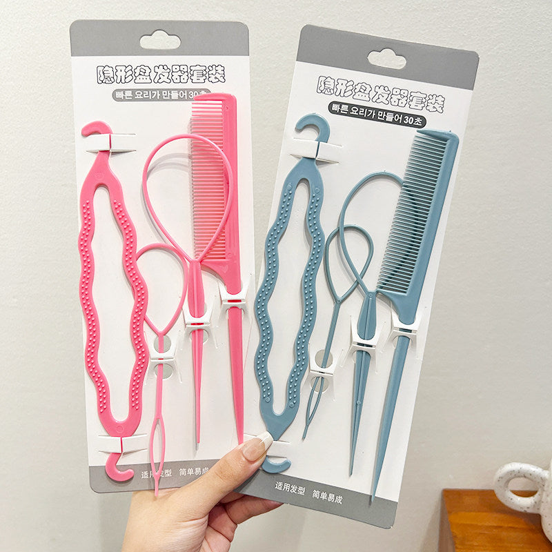 Baby hair threading tool, hair accessory for little girls, children's hair braiding tool, hair threading needle, hair styling tool - image 2