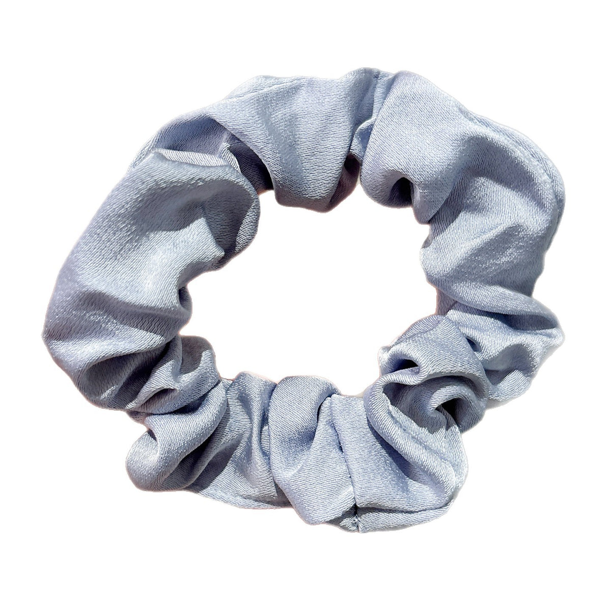 Korean-style silk scrunchie for women, high-end bun and ponytail hair tie, high-elasticity rubber band that doesn't damage hair, hair accessory - image 5