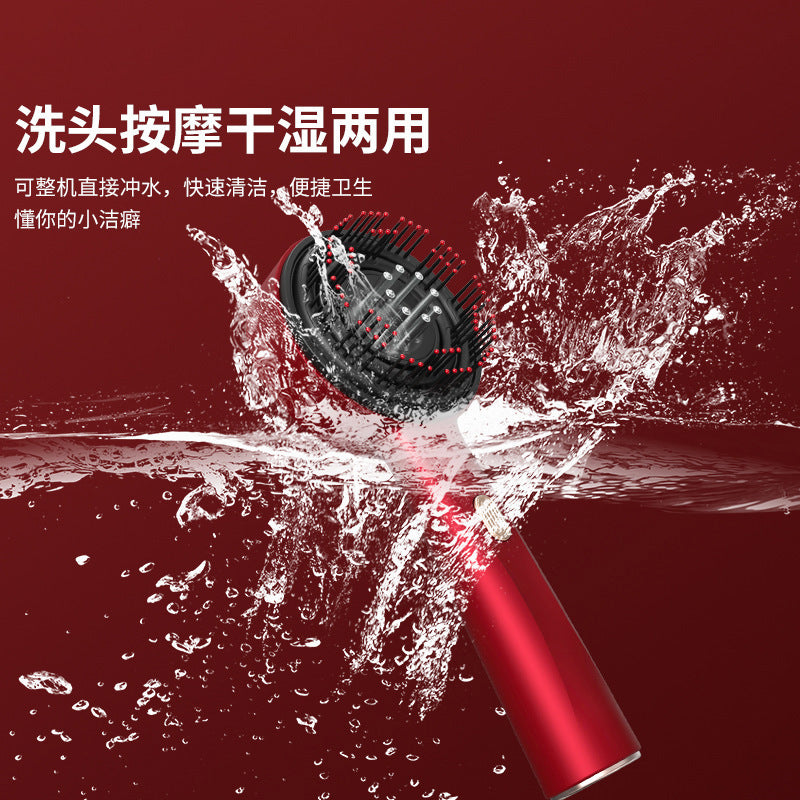Popular electric massage comb for home use, scalp liquid-conducting comb, red light anti-hair loss hair care and nourishing comb, multifunctional massage comb - image 3