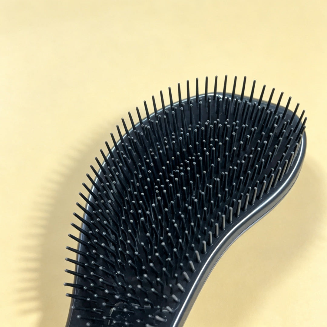 Cross-border wholesale hairdressing comb for wet and dry use, non-knotting tt comb, portable massage comb for women with long curly hair, soft-toothed comb - image 4