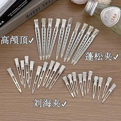 Root volumizing tool, makeup artist styling clip, hair accessory, hairpin, traceless hair clip, bangs duckbill positioning clip - image 1