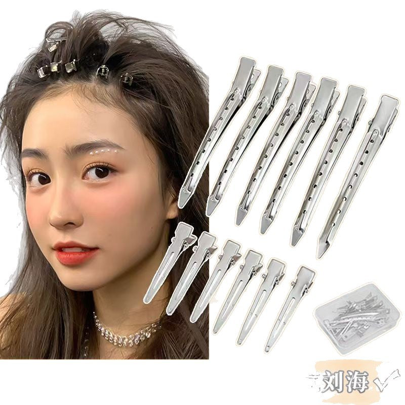 Root volumizing tool, makeup artist styling clip, hair accessory, hairpin, traceless hair clip, bangs duckbill positioning clip - image 5