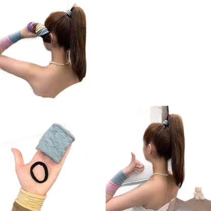 New summer facial mask elastic hair band, does not damage hair, ultra-wide headband, women's hair accessory - image 5