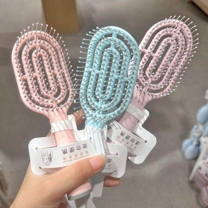 Mini portable standing comb for women, fluffy hair styling comb, small high-crown hairstyle comb, compact and easy to carry - image 3