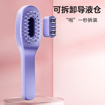 Cross-border electric scalp applicator for hair growth, hair growth serum infusion, blue and red light therapy, micro-current massage comb - image 4