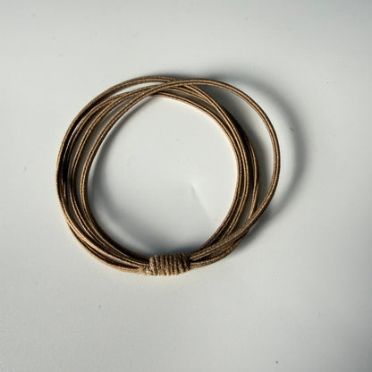 Selling high-quality hair ties for women, Korean style simple four-in-one hair bands, high elasticity and durable ponytail rubber bands - image 3