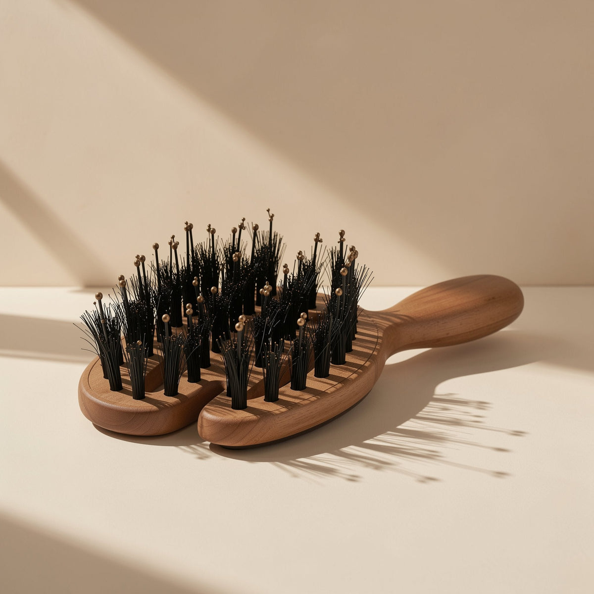 Boar-bristle hairbrush described as a ribbed comb, over 20 cm - view 4