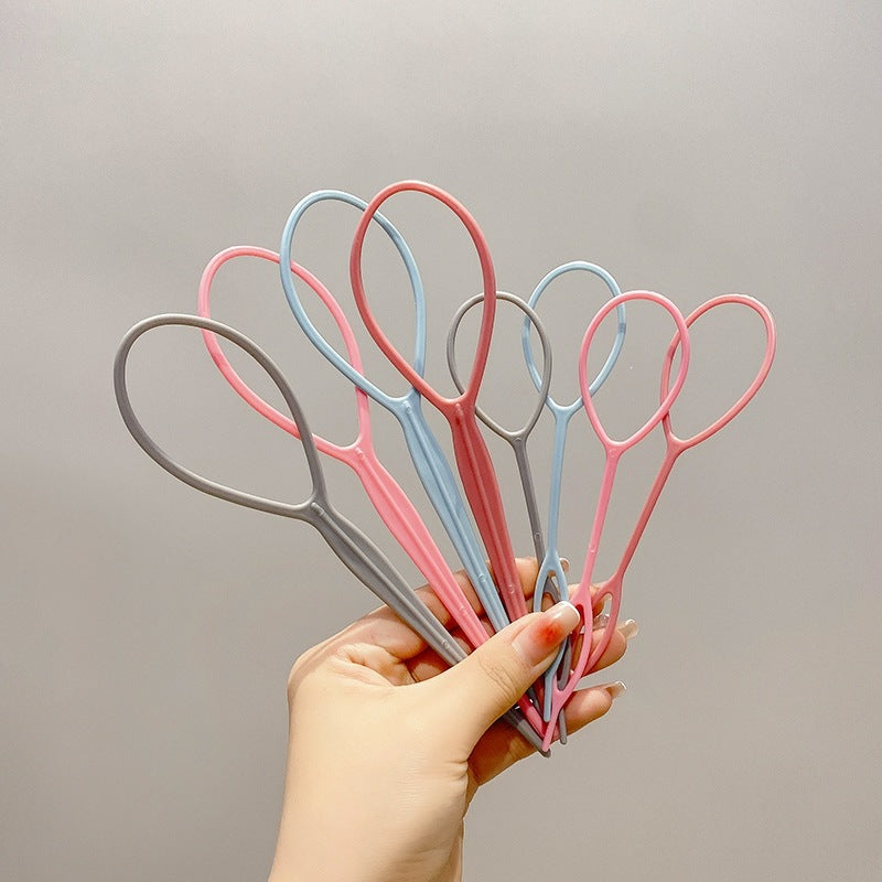 Children's hair braiding tools, hair styling magic tool, hair threading needle, girls' braid hair tying and styling set - image 2