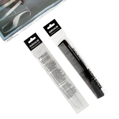 Black Tony&Guy Dual-Purpose Comb, Wide-Tooth Comb, Carbon Fiber Fine-Tooth Comb, Double-Sided Hair Salon Styling Plastic Hair Comb - image 4