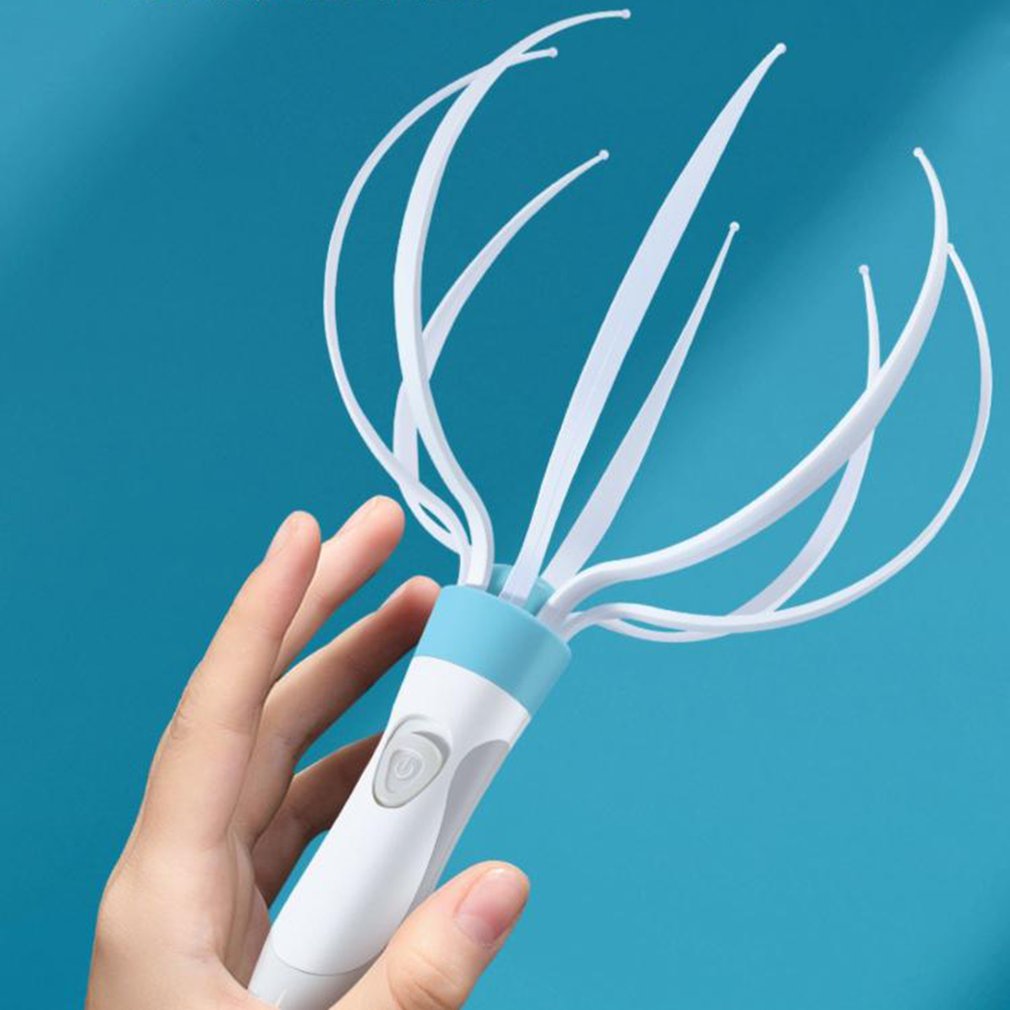 Eight-Arm Vibrating Scalp Massager