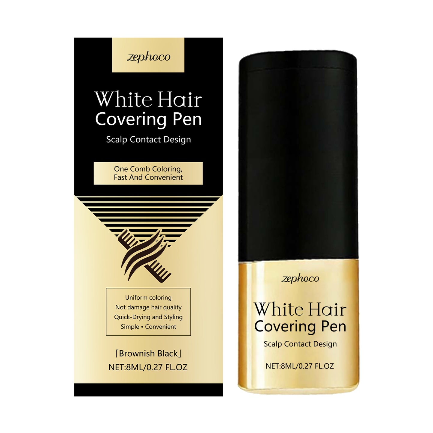 White Hair Covering Pen