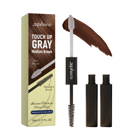 Dual-Ended White Hair Cover Pen