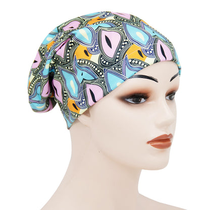 Printed Double-Layer Sleep Cap