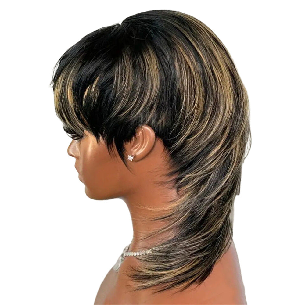 Wolf Tail Human Hair Wig
