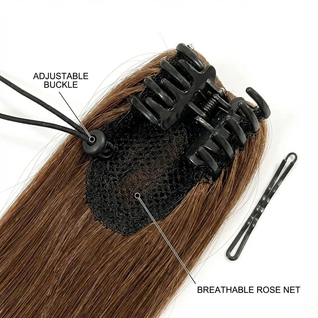 Straight Ombre Ponytail Extension