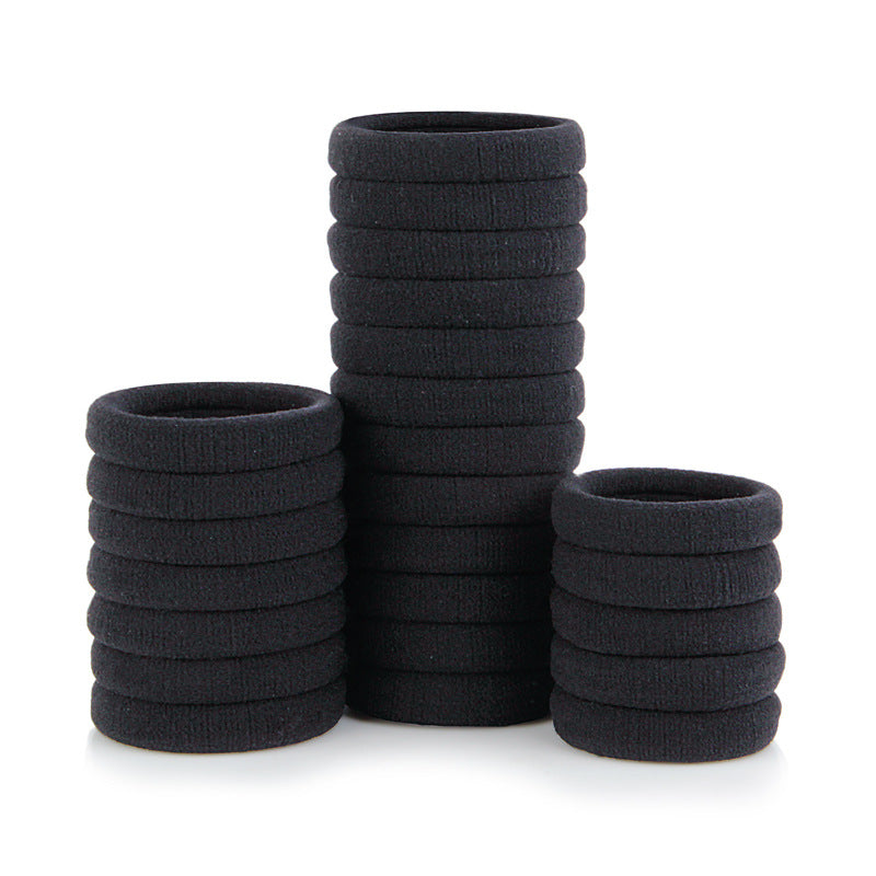 Small gift Korean seamless hair ring high elastic simple basic hair rope hair rubber band Yiwu dollar store - image 3